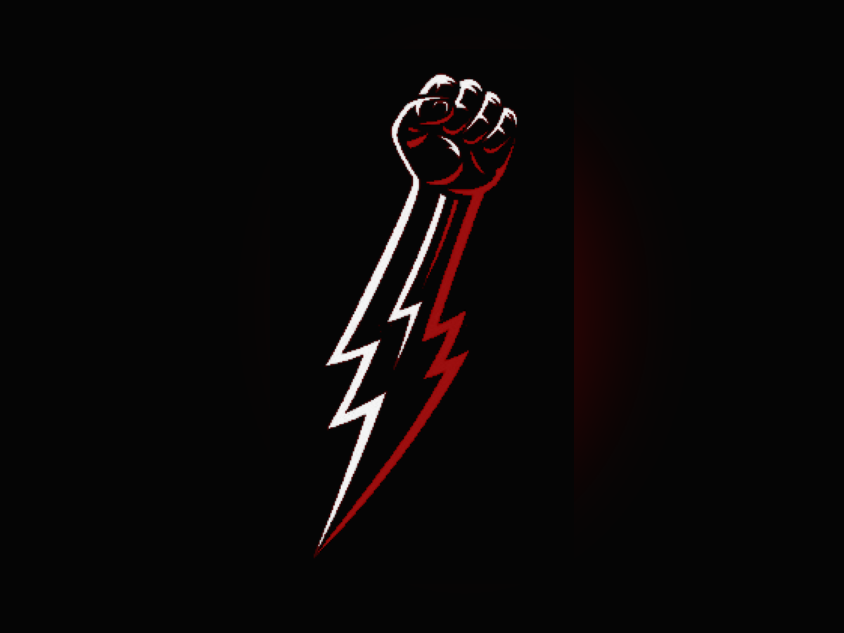 APEX branded fist and lightning logo